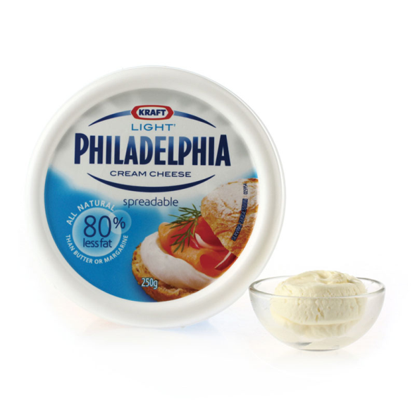 Kraft, Philadelphia Cream Cheese Spreadable-Light250g-Specials