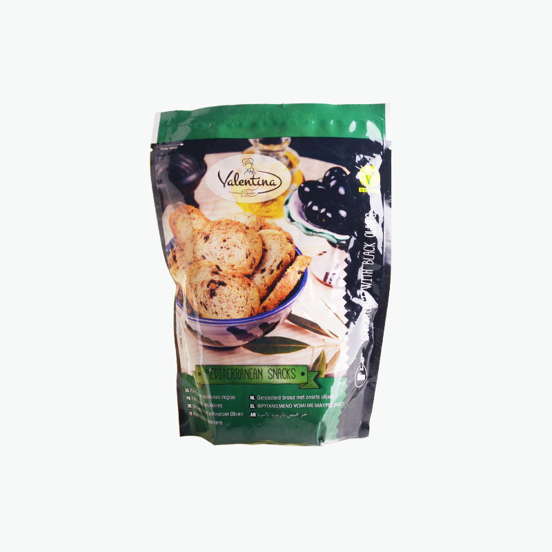 Valentina Black Olive Toast Bread 120g