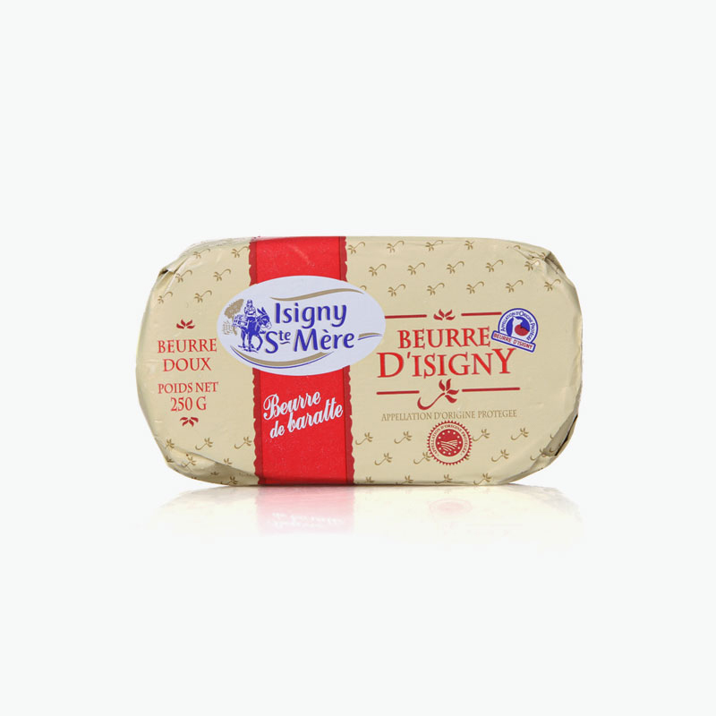 Isigny Sainte Mere Aop Unsalted Butter 250g 