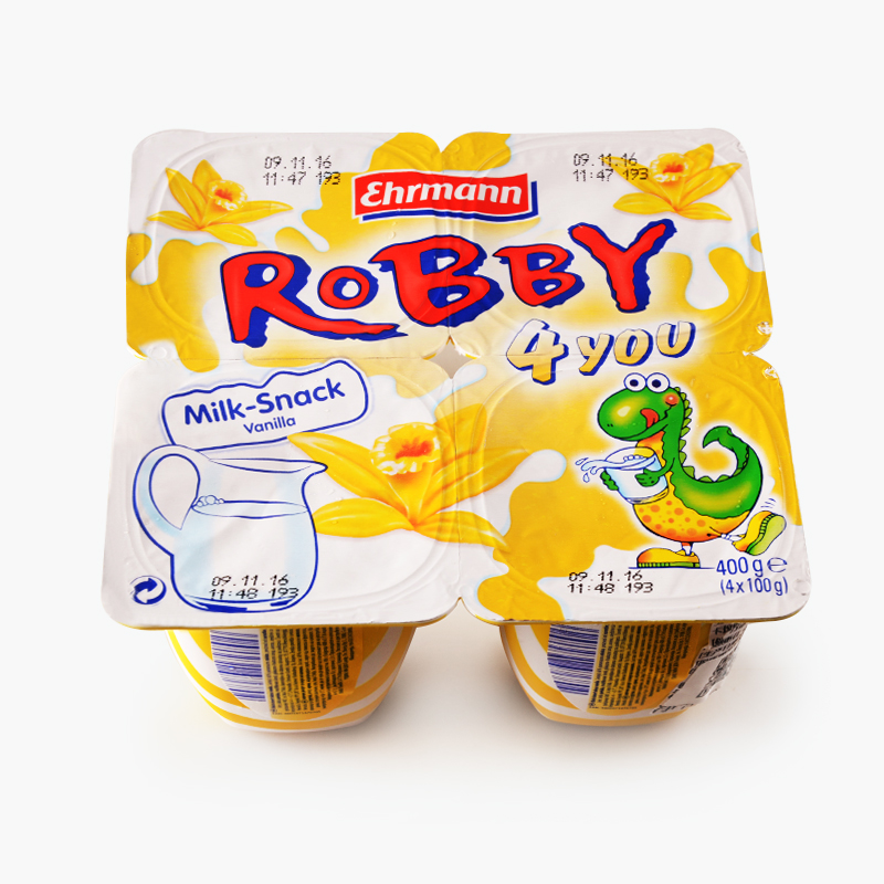 Ehrmann, 'Robby' Vanilla Milk Pudding 100g x4
