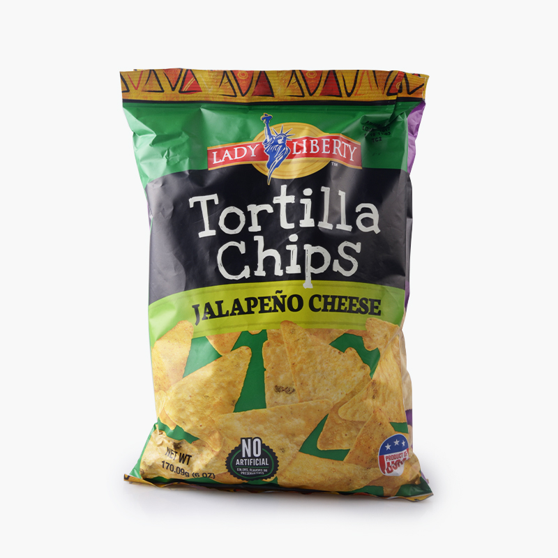 Lady Liberty, Tortilla Chips (Jalapeno Cheese)170.09g