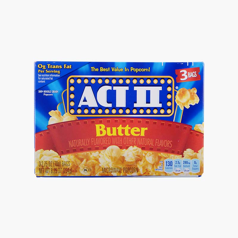 ACT II, Microwave Popcorn (Butter) x3 234g