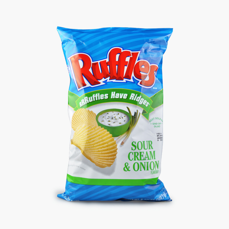 Ruffles, Potato Chips (Sour Cream & Onion) 184.2g