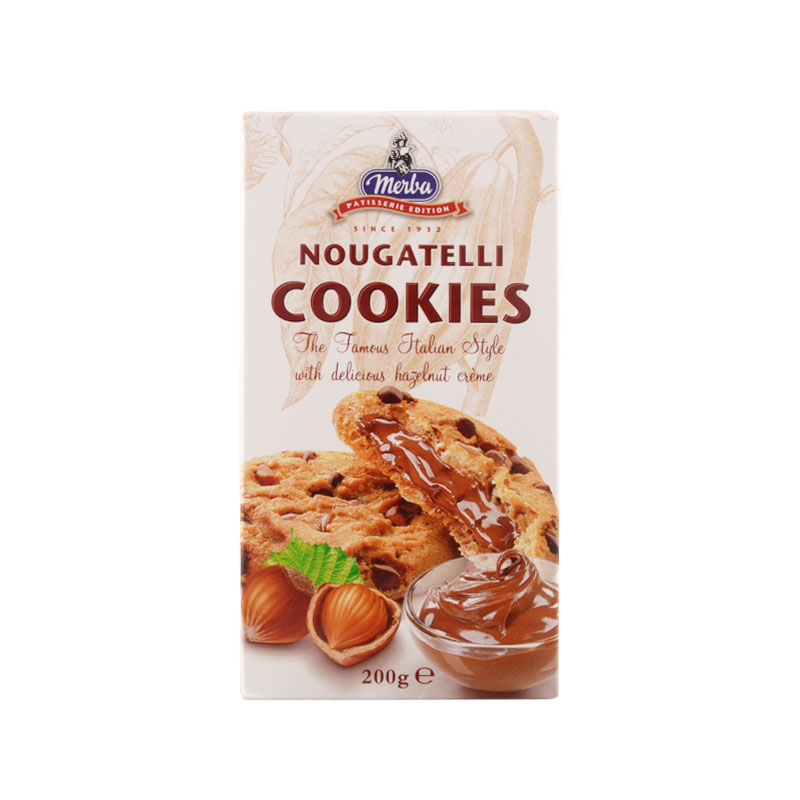 Merba Patisserie Nougatelli Cookies 200g