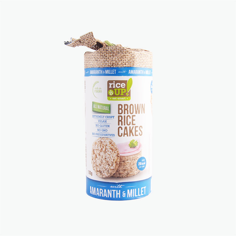 Rice Up Amaranth and Millet Brown Rice Cakes 120g