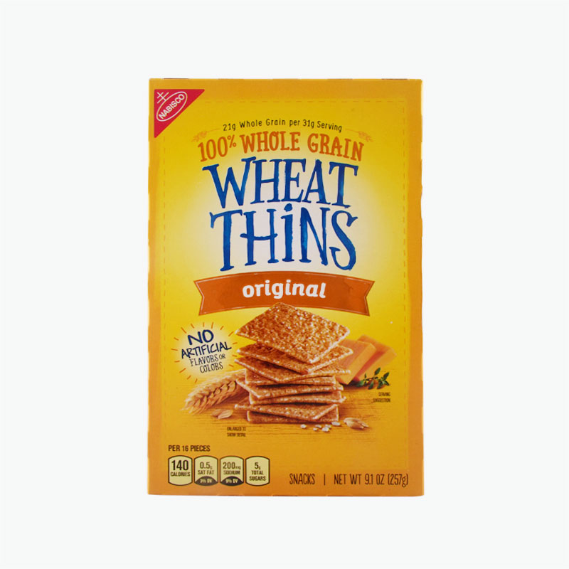 Nabisco Wheat Thins Original Snack Crackers 257g