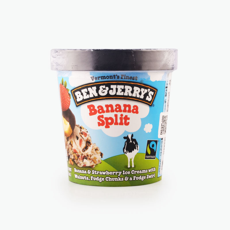 Ben & Jerry's, Banana Split Ice Cream 473ml