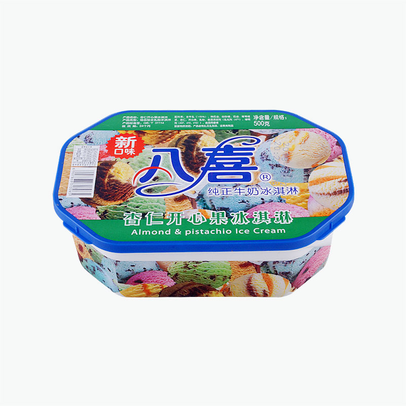 Baxy Family Size Ice Cream Almond & Pistachio 500g