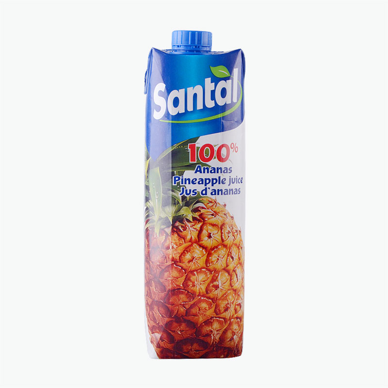 Santal, 100 Pineapple Juice (No Sugar Added) 1L