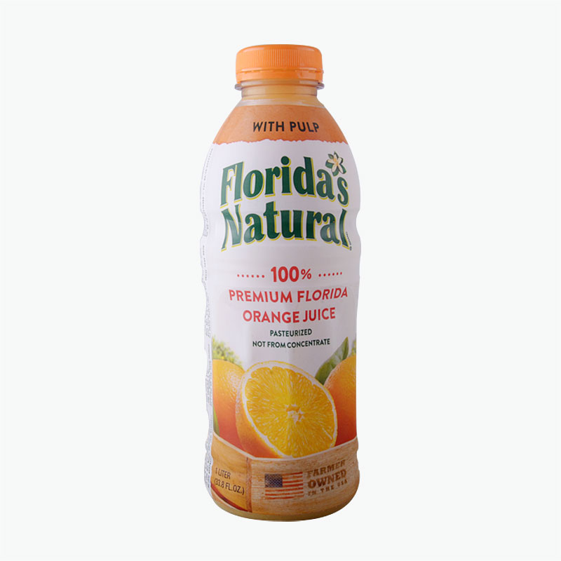 Florida's Natural 100% Pure Orange Juice Pulp 1L