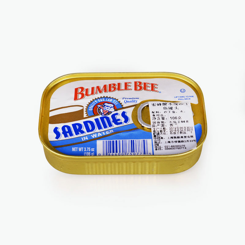 Bumble Bee, Sardines in Water 106g