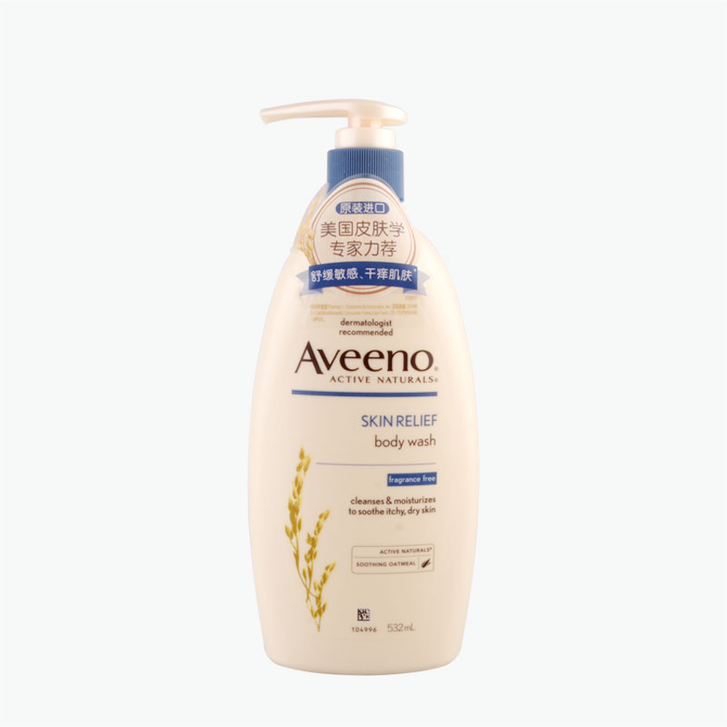 Aveeno Natural Oatmeal Soothing and Gentle Body Wash 532ml