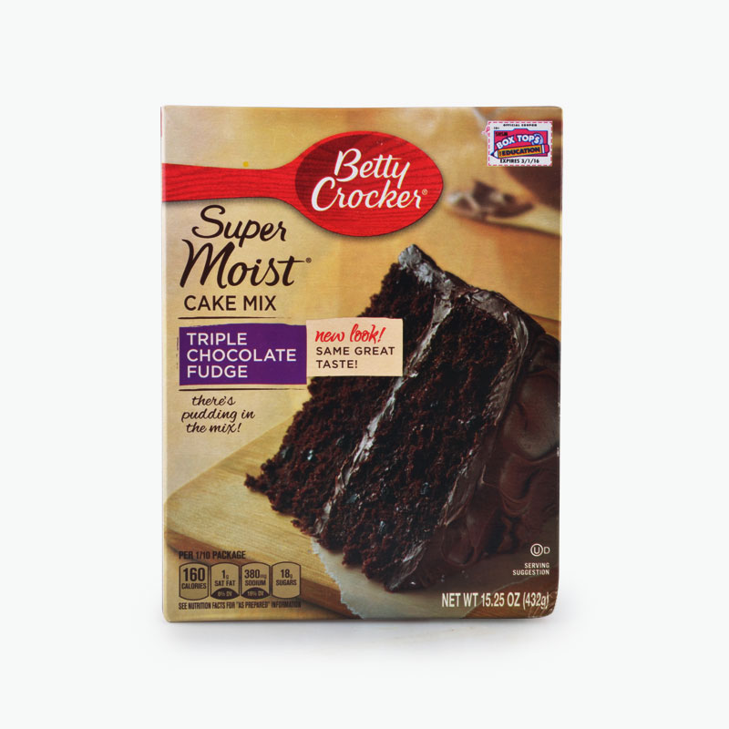 Betty Crocker, Super Moist Triple Chocolate Fudge Cake Mix 432g