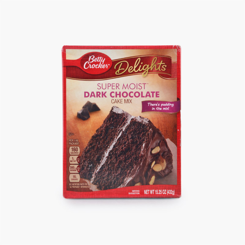 Betty Crocker Super Moist Dark Chocolate Cake Mix 432g 