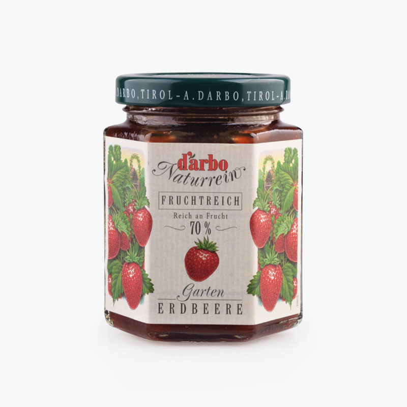 D'arbo, 'Double Fruit' Garden Strawberry Spread 200g