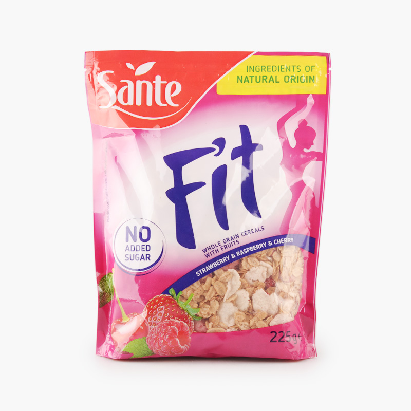 Sante, 'Fital' Muesli Cereal (Strawberry, Raspberry, Cherry) 225g