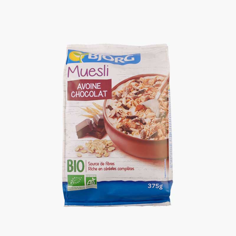 Bjorg Organic Chocolate Muesli 375g