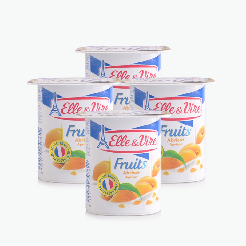 Elle & Vire, Yogurt (Apricot) 125g x4