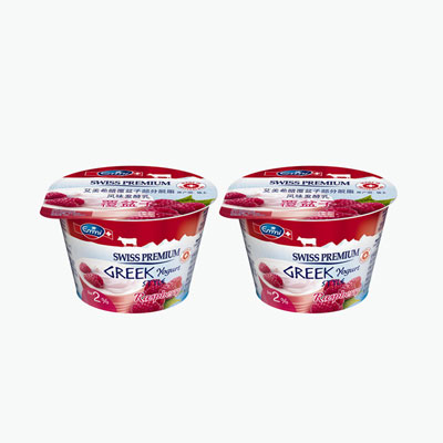 Emmi Swiss Premium Greek Style Raspberry Yogurt 150g x2