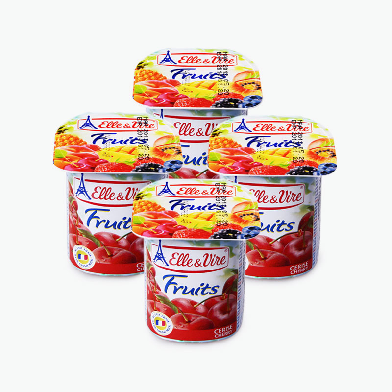 Elle & Vire, Yogurt (Cherry) 125g x4