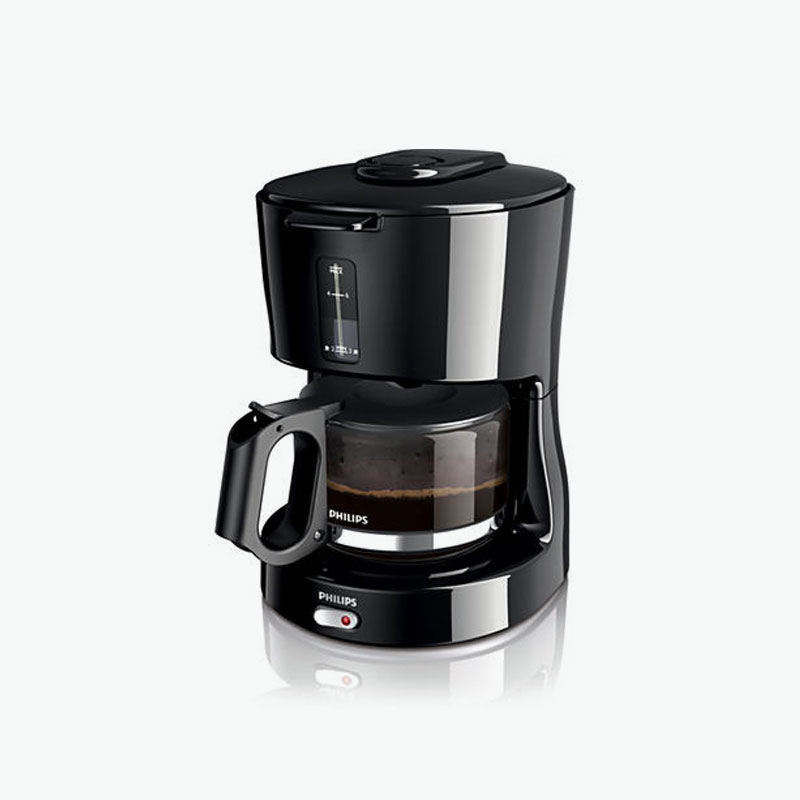 Philips, Drip Filter Coffee Machine (Black, w/Glass Jug) HD7450/20